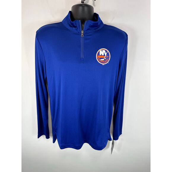 Fanatics x NHL New York Islanders Performance 1/4 Zip Pullover Blue Size Medium - Picture 12 of 13